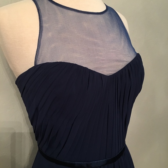 Aspeed, Elegant Evening gown, Navy Blue, Size XL - Picture 6 of 7